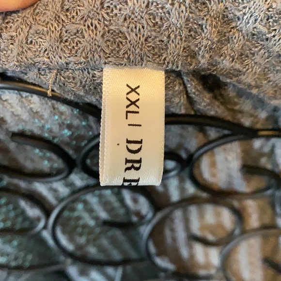 Dressfo Off The Shoulder Grey Hi/Low Sweater - Picture 6 of 6